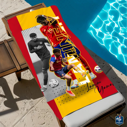 Serviette Plage Lamine Yamal foot