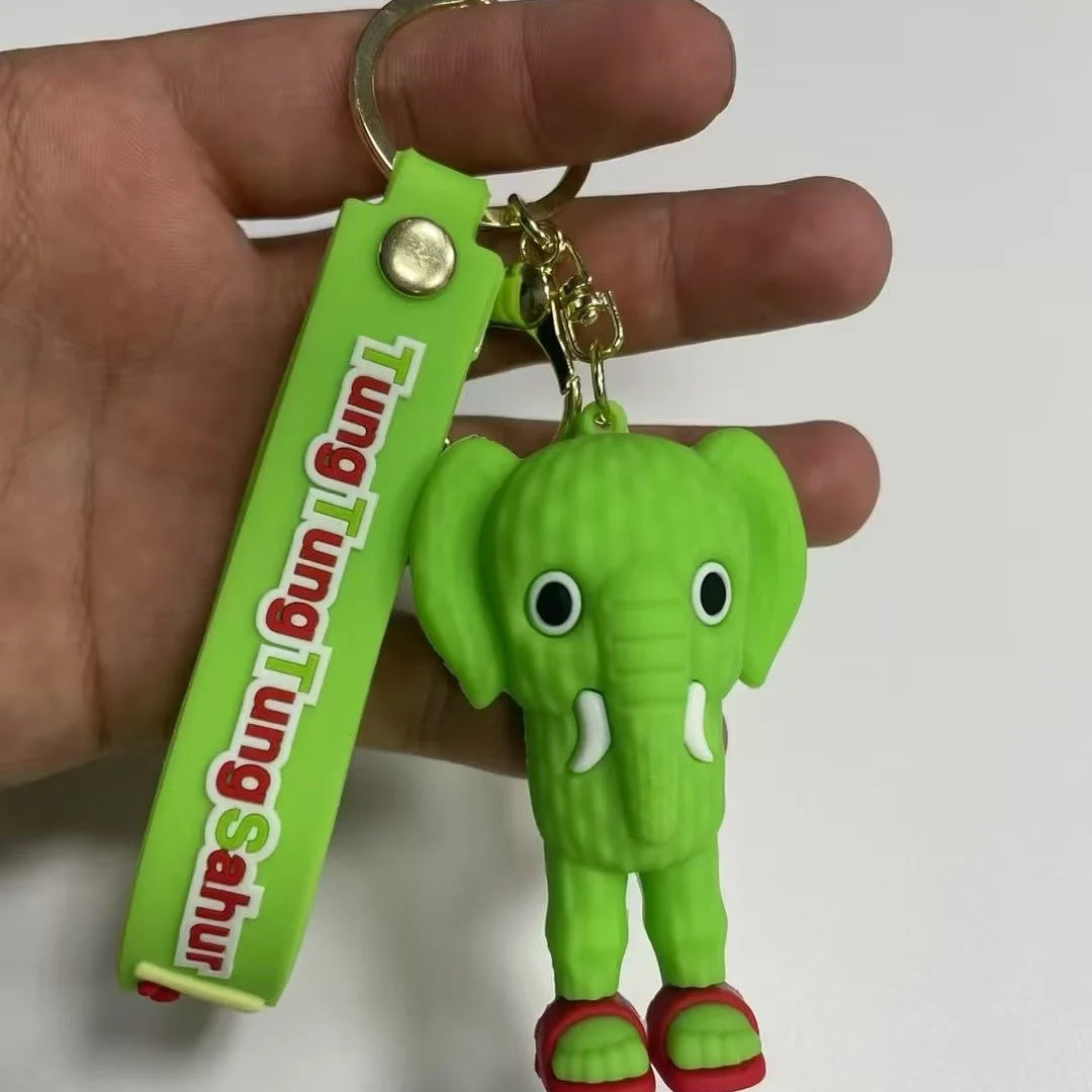 Porte-clés Silicone Brainrot-Fan2Foot