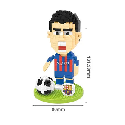 Jeu de Construction en Blocs type Lego - Joueurs foot