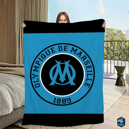 Couverture ultra-douce OM foot
