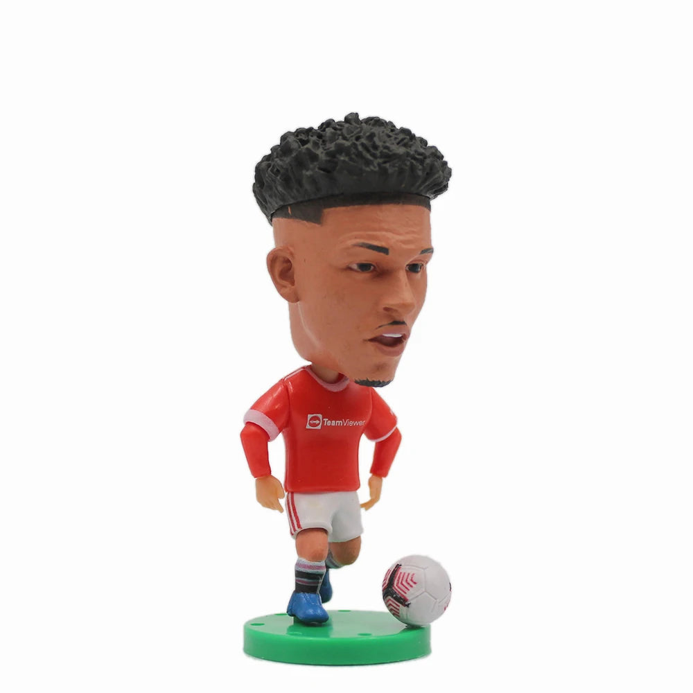 2.5inch Mini Resin Doll Figurine Haaland De Bruyne Gerrard Sancho