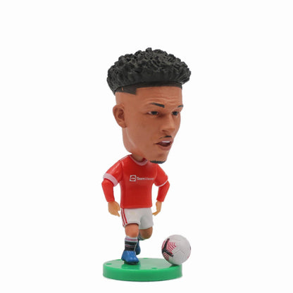 2.5inch Mini Resin Doll Figurine Haaland De Bruyne Gerrard Sancho