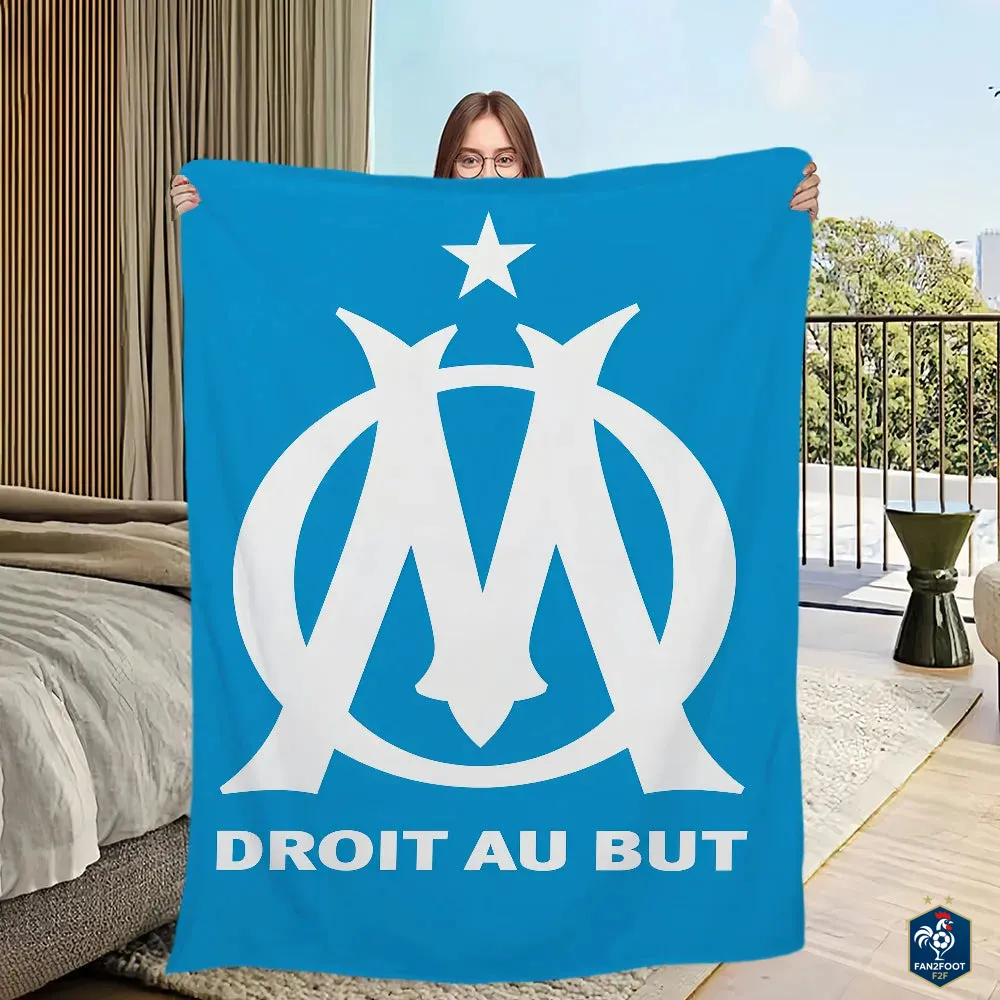 Couverture ultra-douce OM foot