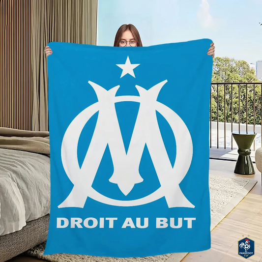 Couverture ultra-douce OM foot