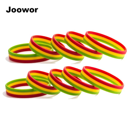 1pc Syria Flag Silicone Rubber Bracelets Sports Wrist Band Bangle for Women Men 1pcs FB-0003