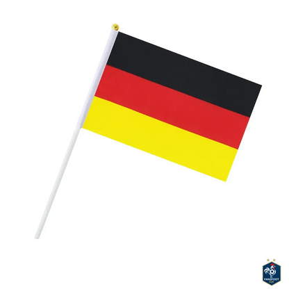 Lot de 10 Drapeaux à Main - Pays foot