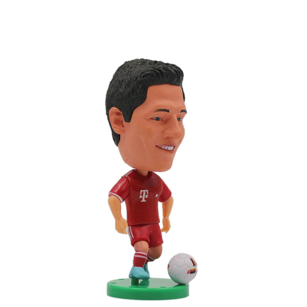 2.5inch Mini Resin Doll Figurine Haaland De Bruyne Gerrard Sancho