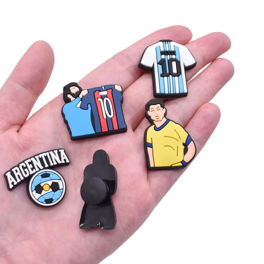 Charm Football pour Crocs Messi, Cristiano Ronaldo, Neymar foot