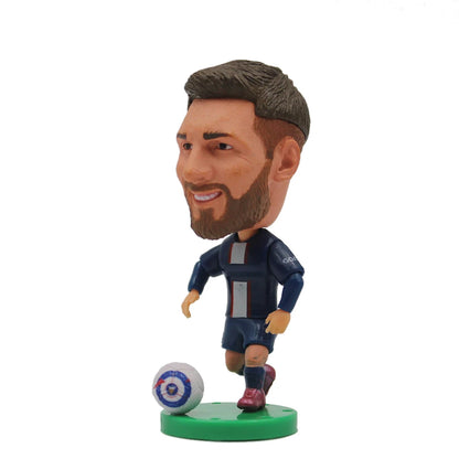 2.5inch Mini Resin Doll Figurine Haaland De Bruyne Gerrard Sancho