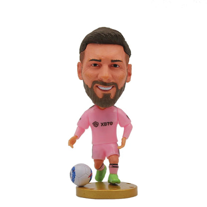 2.5inch Mini Resin Doll Figurine Haaland De Bruyne Gerrard Sancho
