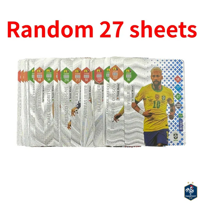 Carte Collector Football Star Or / Argent foot